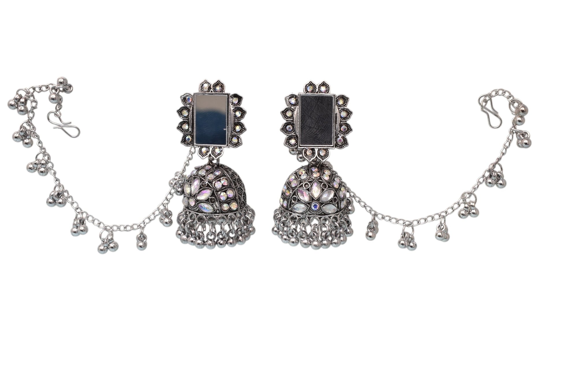 Heritage jewellery jhumkas,silver jhumakas,