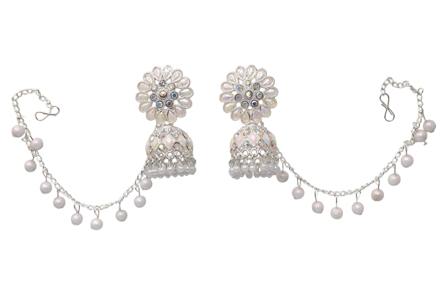 Heritage jewellery jhumkas,silver jhumakas,