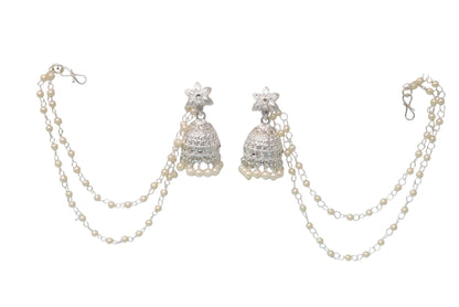 Heritage jewellery jhumkas,silver jhumakas,