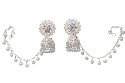 Heritage jewellery jhumkas,silver jhumakas,