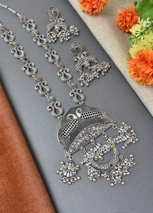 jewellery set for girls,Oxidised silver set,oxidised jwellery set,navratri jewellery set,garba jewellery set,Jewellery set,necklace gale ka,german silver necklace,Jewellery set for women,gale ka haar,neklace set,jewelery set for women,Antique designer set,gift ideas for wife