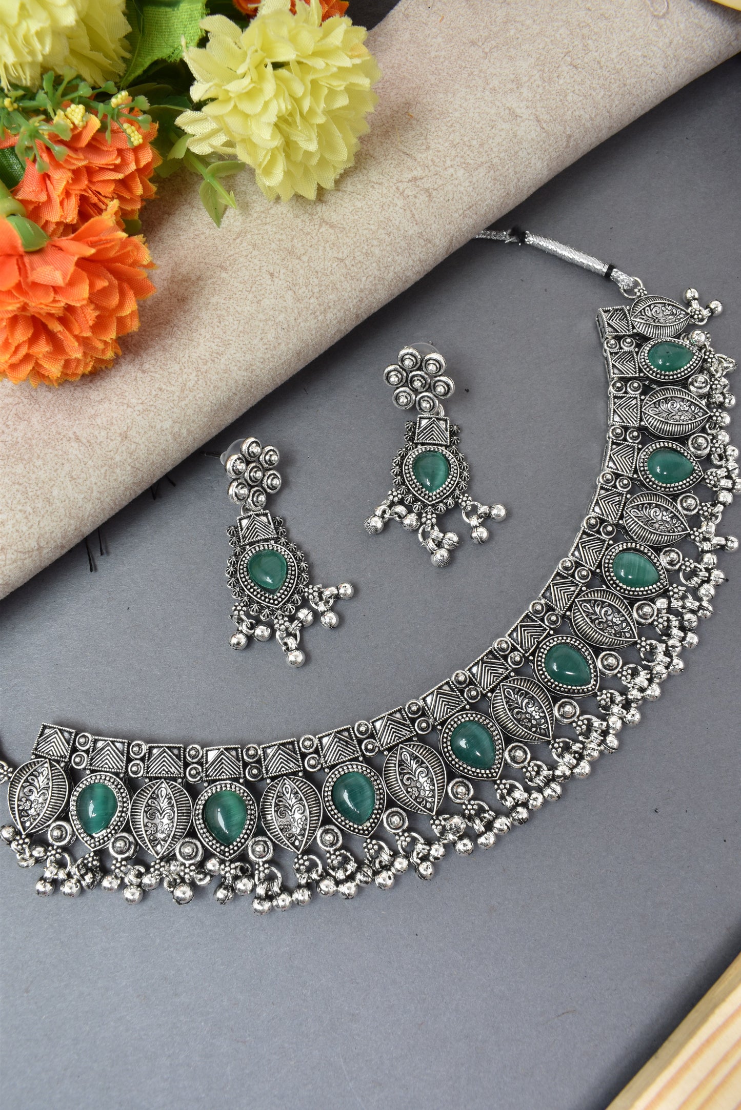 jewellery set for girls,Oxidised silver set,oxidised jwellery set,navratri jewellery set,garba jewellery set,Jewellery set,necklace gale ka,german silver necklace,Jewellery set for women,gale ka haar,neklace set,jewelery set for women,Antique designer set,gift ideas for wife