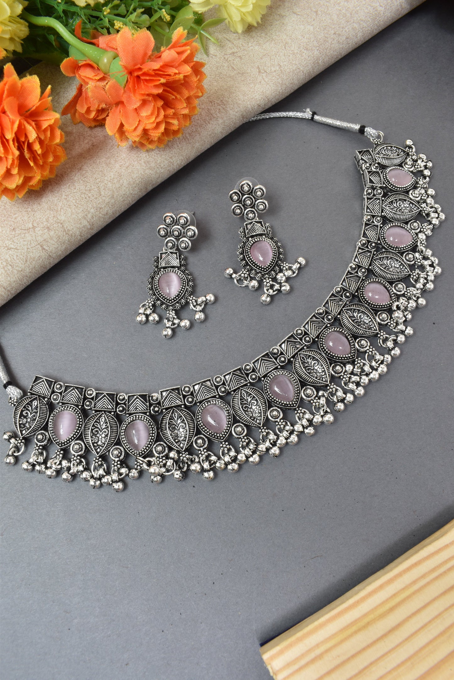 jewellery set for girls,Oxidised silver set,oxidised jwellery set,navratri jewellery set,garba jewellery set,Jewellery set,necklace gale ka,german silver necklace,Jewellery set for women,gale ka haar,neklace set,jewelery set for women,Antique designer set,gift ideas for wife