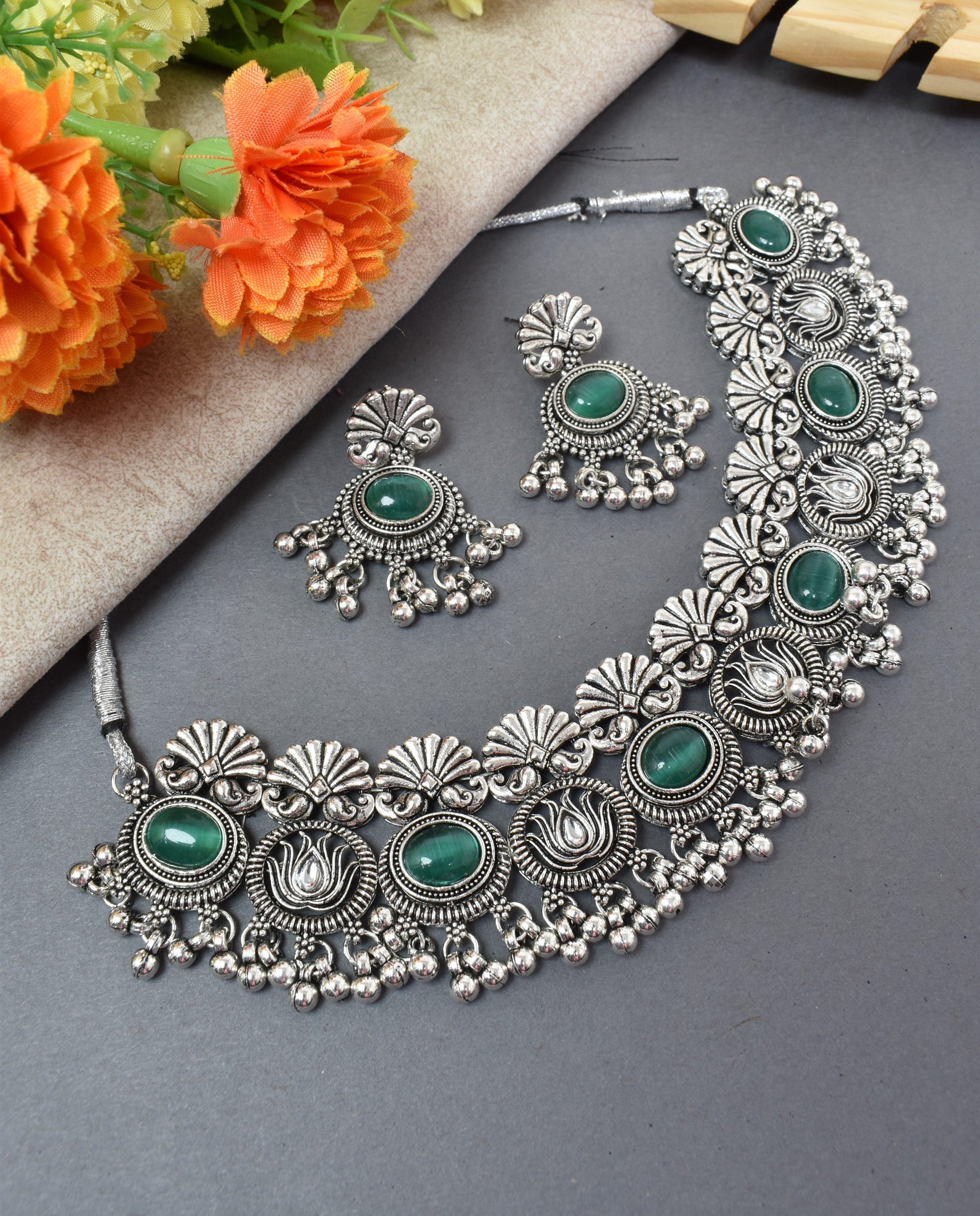 jewellery set for girls,Oxidised silver set,oxidised jwellery set,navratri jewellery set,garba jewellery set,Jewellery set,necklace gale ka,german silver necklace,Jewellery set for women,gale ka haar,neklace set,jewelery set for women,Antique designer set,gift ideas for wife