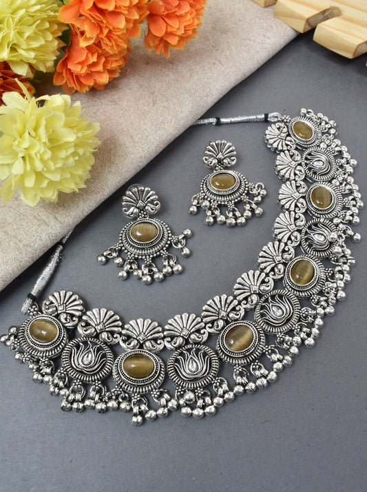 jewellery set for girls,Oxidised silver set,oxidised jwellery set,navratri jewellery set,garba jewellery set,Jewellery set,necklace gale ka,german silver necklace,Jewellery set for women,gale ka haar,neklace set,jewelery set for women,Antique designer set,gift ideas for wife