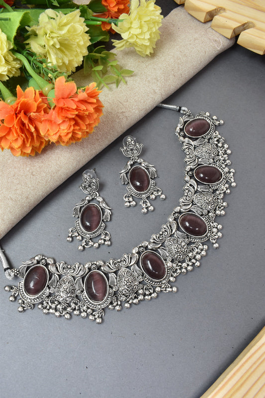 jewellery set for girls,Oxidised silver set,oxidised jwellery set,navratri jewellery set,garba jewellery set,Jewellery set,necklace gale ka,german silver necklace,Jewellery set for women,gale ka haar,neklace set,jewelery set for women,Antique designer set,gift ideas for wife