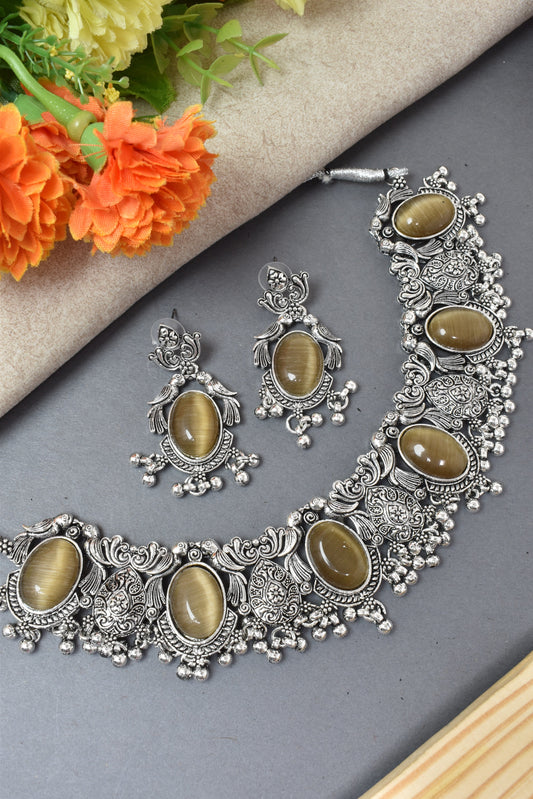 jewellery set for girls,Oxidised silver set,oxidised jwellery set,navratri jewellery set,garba jewellery set,Jewellery set,necklace gale ka,german silver necklace,Jewellery set for women,gale ka haar,neklace set,jewelery set for women,Antique designer set,gift ideas for wife