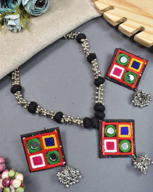 jewellery set for girls,Oxidised silver set,oxidised jwellery set,navratri jewellery set,garba jewellery set,Jewellery set,necklace gale ka,german silver necklace,Jewellery set for women,gale ka haar,neklace set,jewelery set for women,Antique designer set,gift ideas for wife