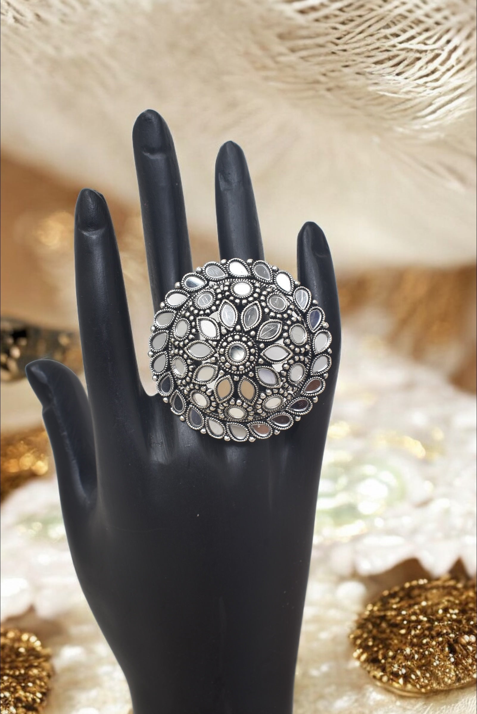 ring for navratri,jewellery for garba,garba ornaments