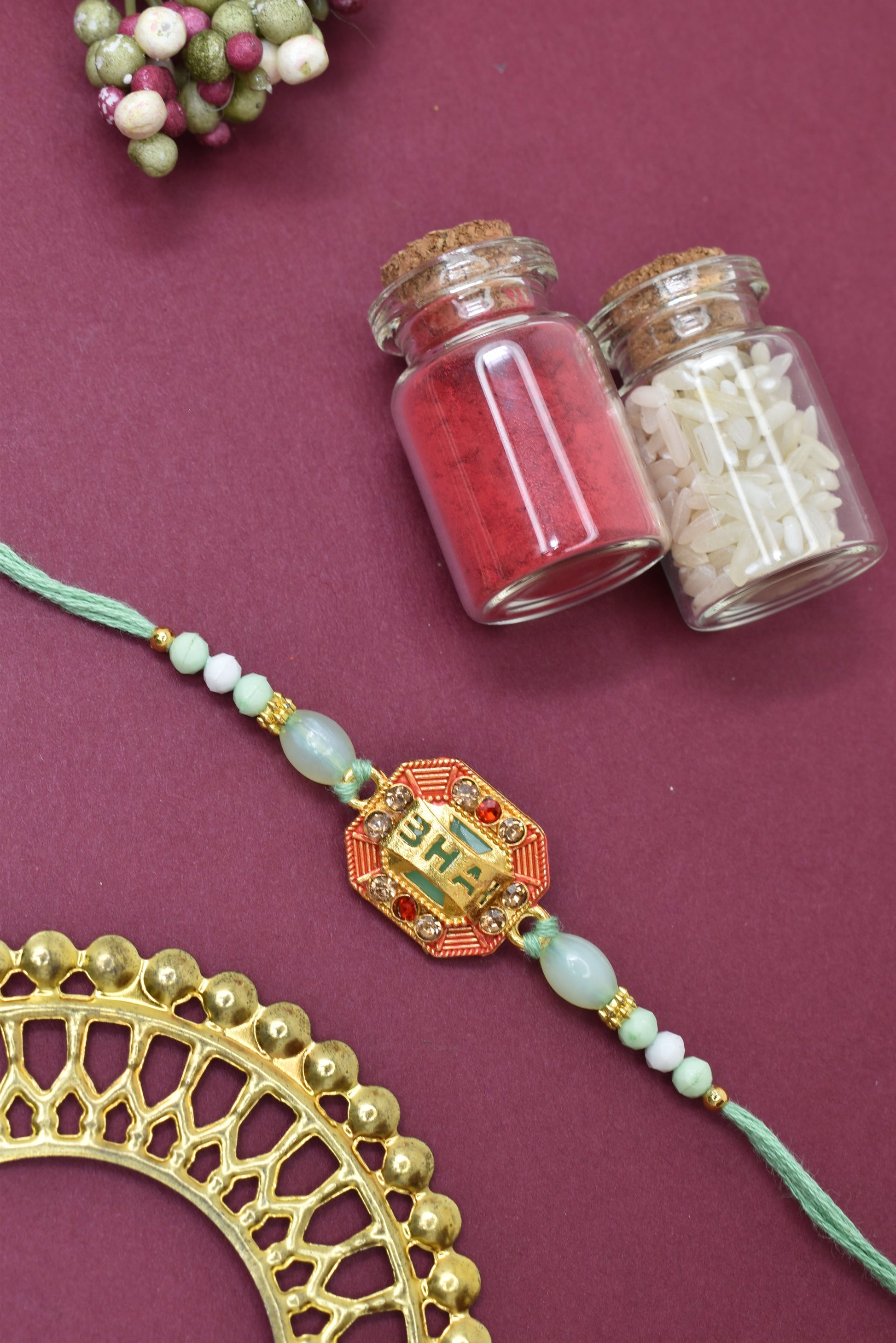 bhaiya rakhi, silver rakhi, bhaiya bhabhi rakhi, couple rakhi