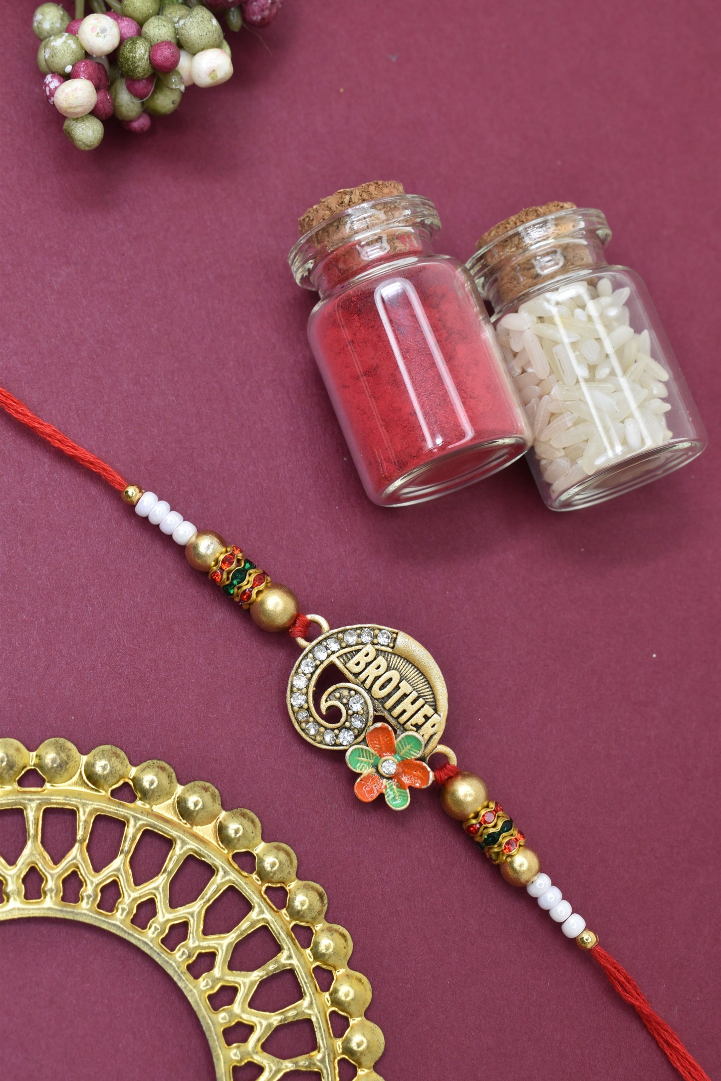 bhaiya rakhi, silver rakhi, bhaiya bhabhi rakhi, couple rakhi