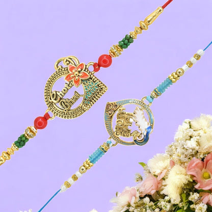Rakhi with Greeting Card and Box