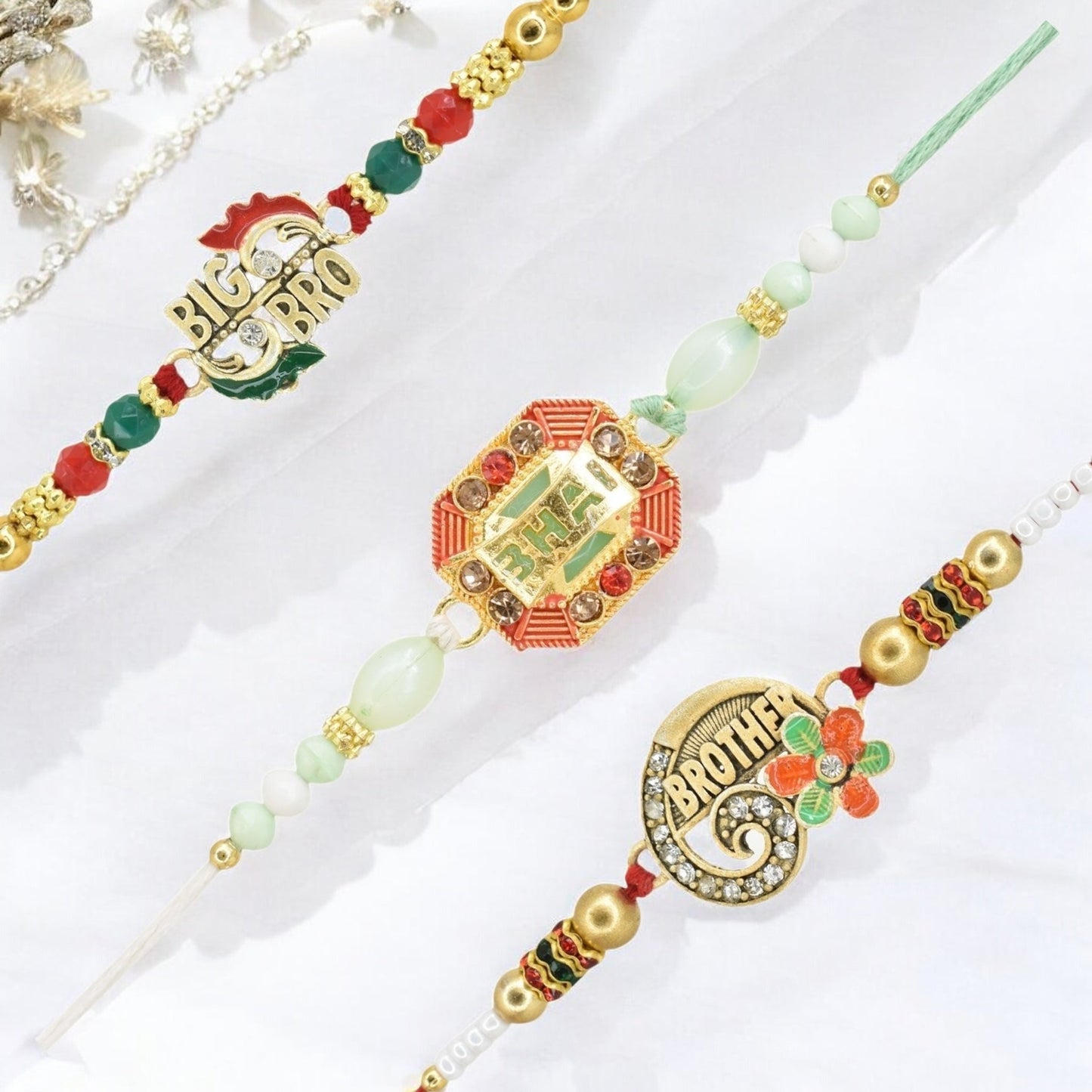 Rakhi with Greeting Card and Box