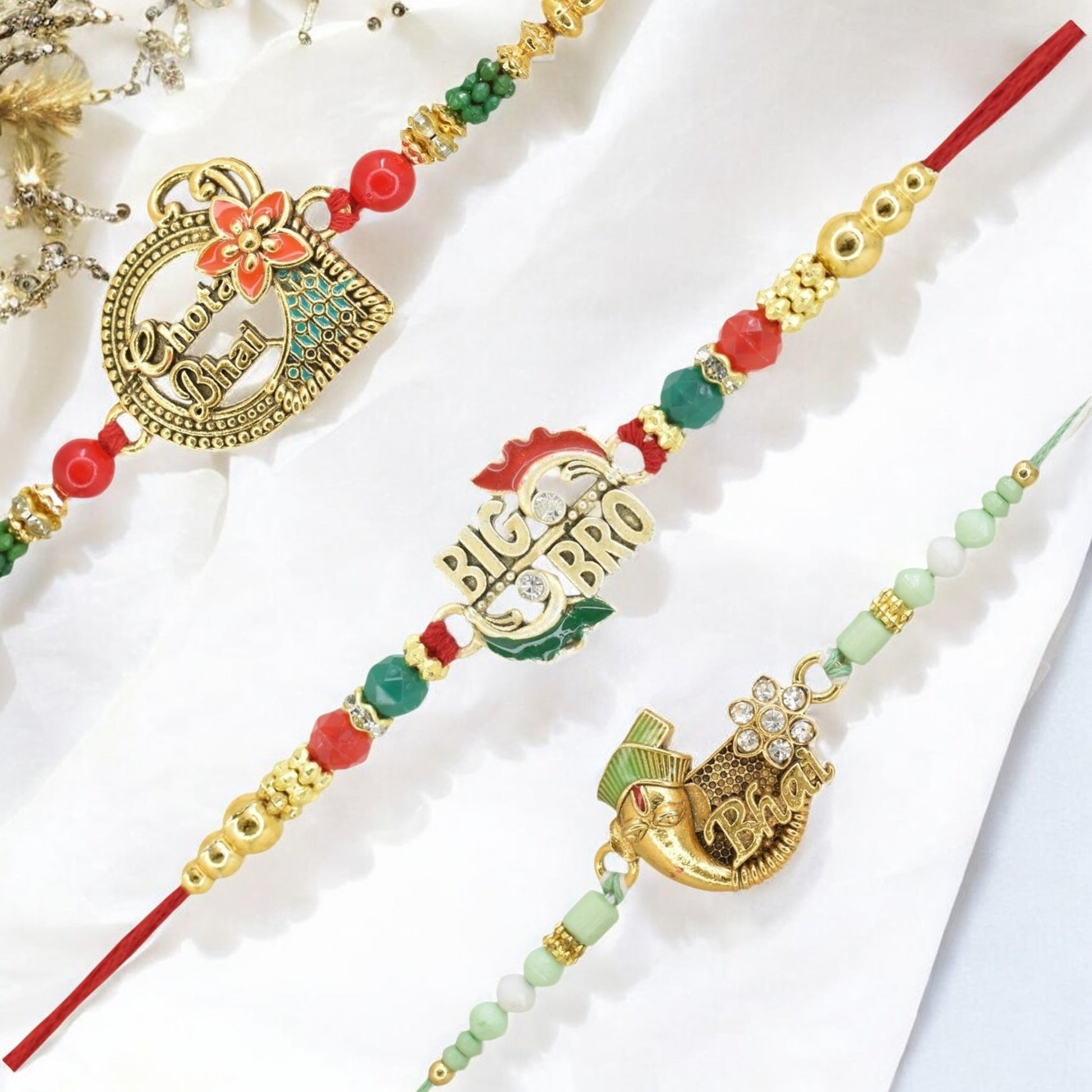 Rakhi with Greeting Card and Box