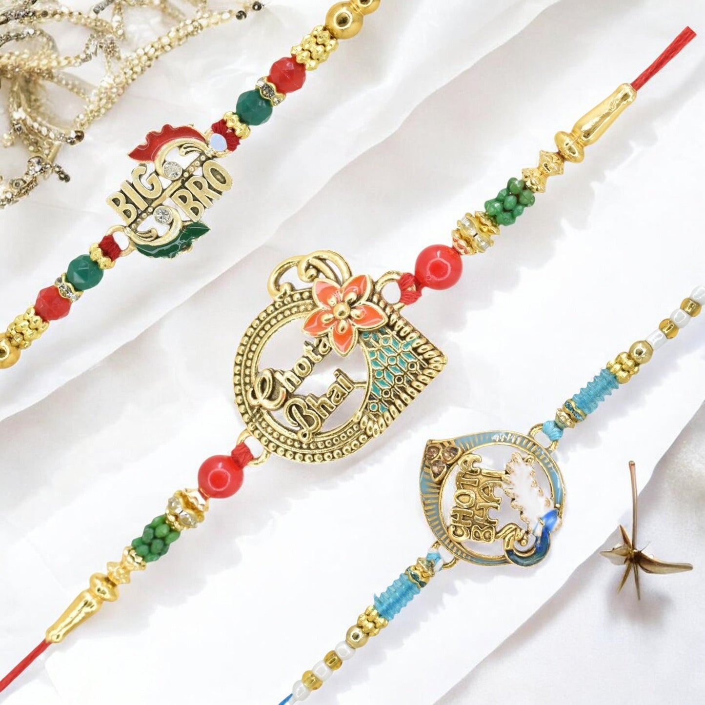 Rakhi with Greeting Card and Box