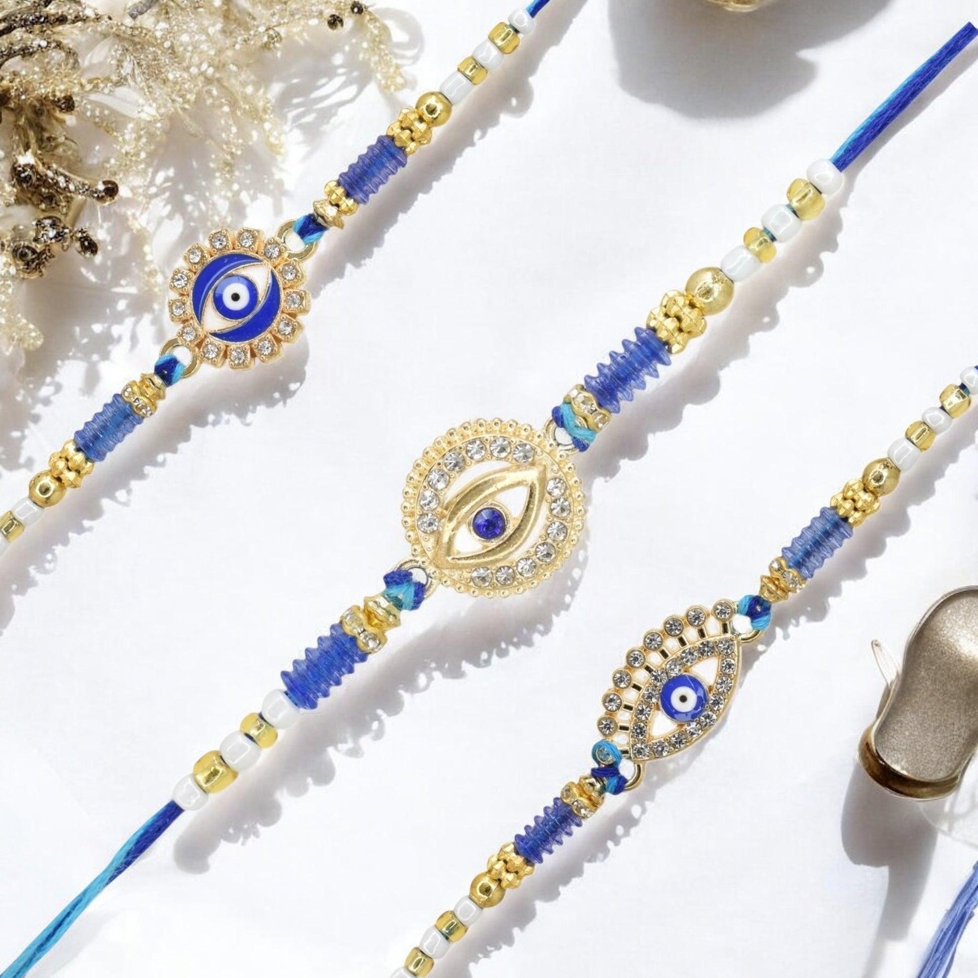 Rakhi with Greeting Card and Box