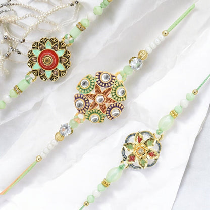 Rakhi with Greeting Card and Box