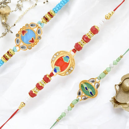 Rakhi with Greeting Card and Box