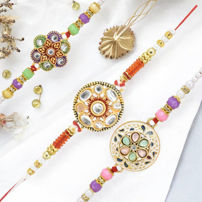 Rakhi with Greeting Card and Box