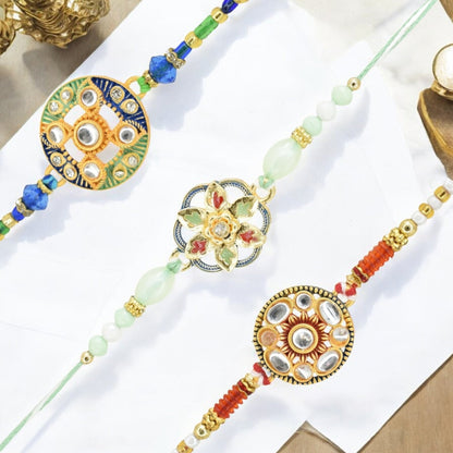 Rakhi with Greeting Card and Box