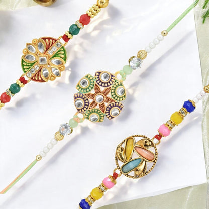 Rakhi with Greeting Card and Box