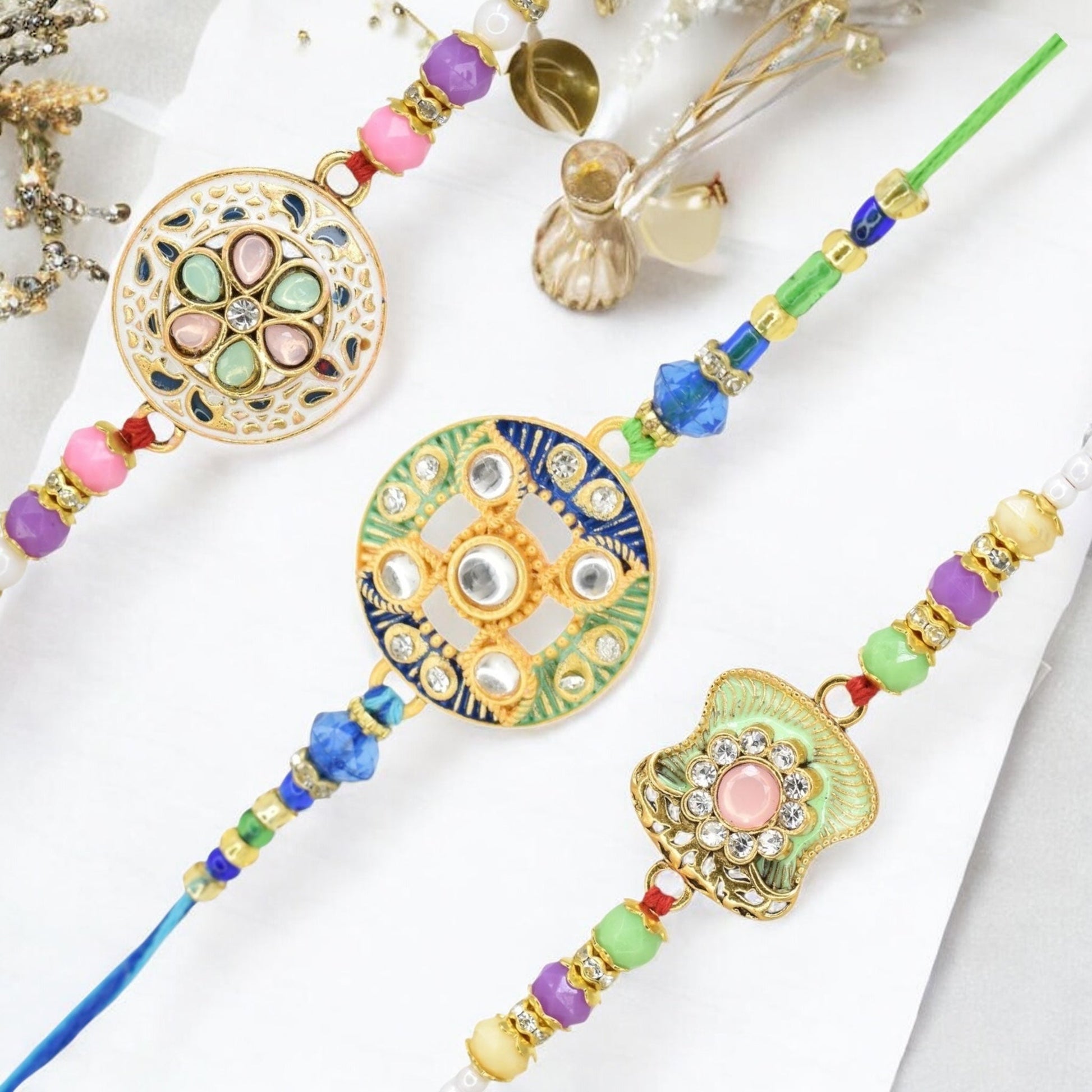 Rakhi with Greeting Card and Box