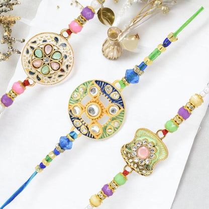 Rakhi with Greeting Card and Box