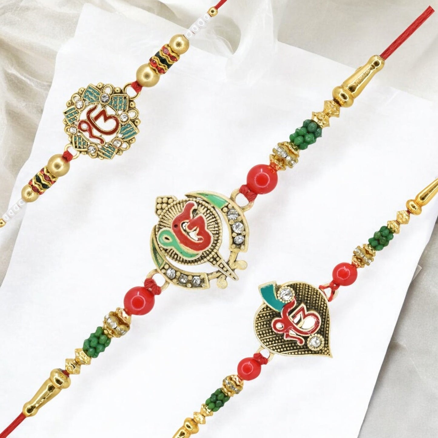 Rakhi with Greeting Card and Box