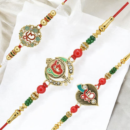 Rakhi with Greeting Card and Box