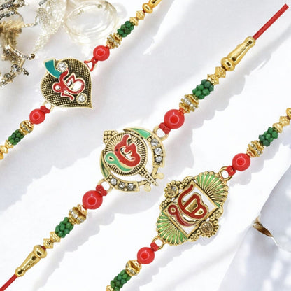 Rakhi with Greeting Card and Box