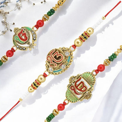 Rakhi with Greeting Card and Box