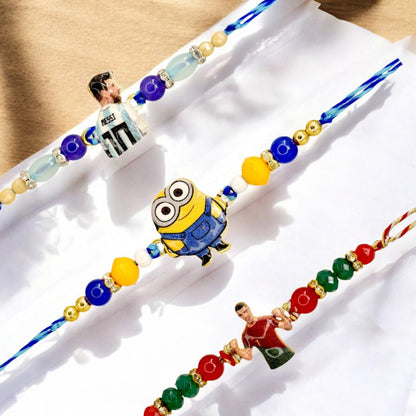 Rakhi with Greeting Card and Box