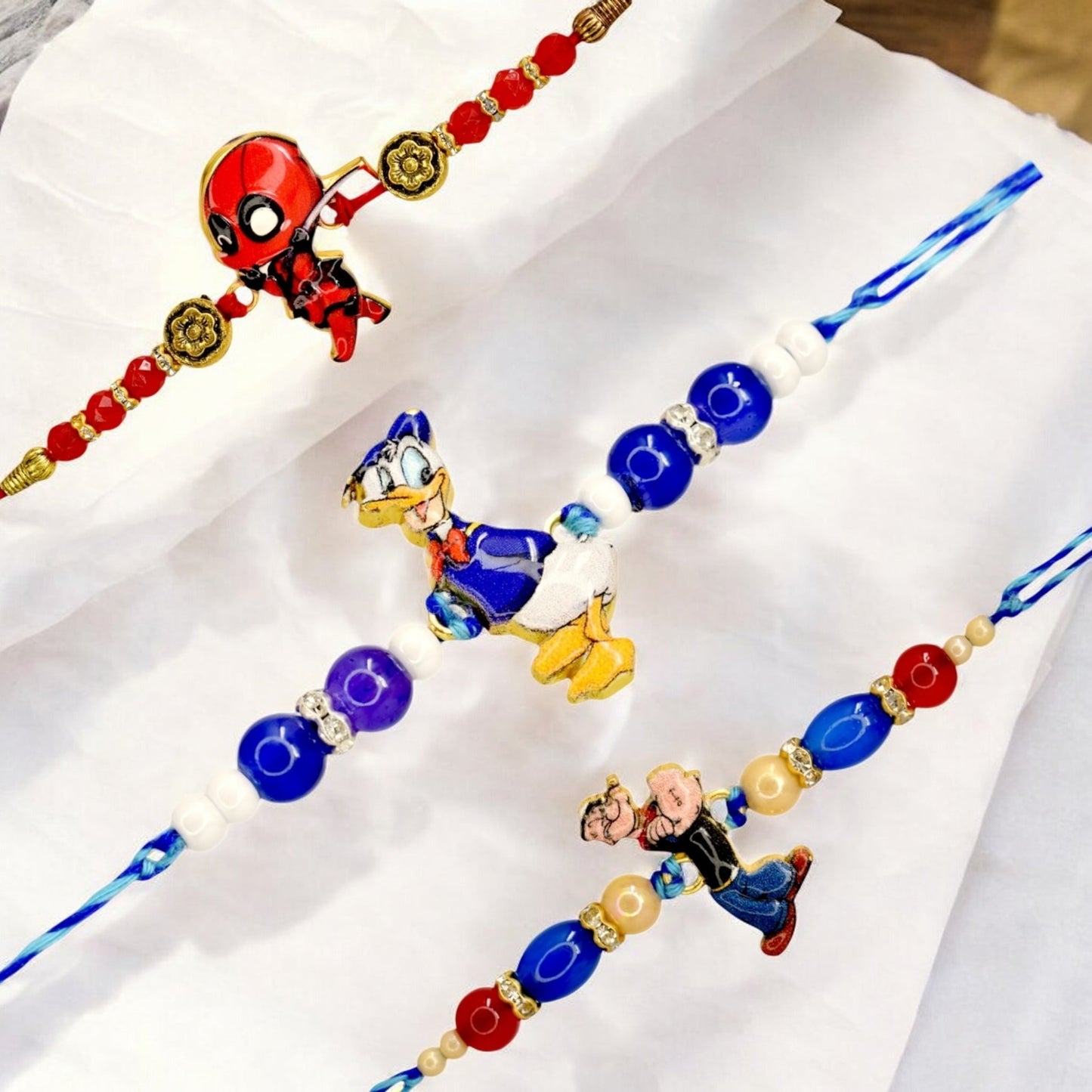 Rakhi with Greeting Card and Box