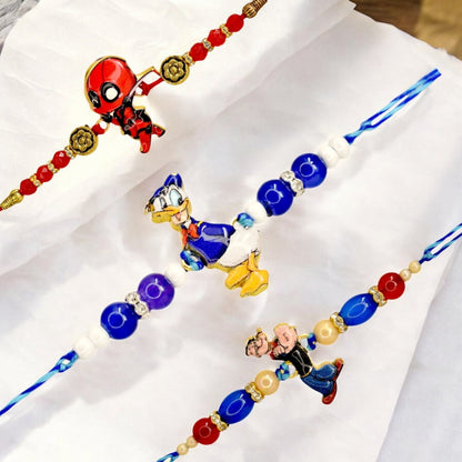 Rakhi with Greeting Card and Box