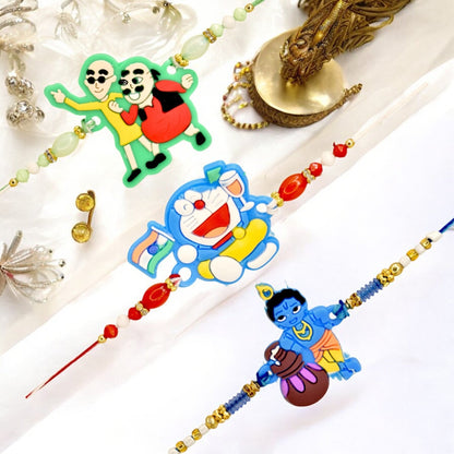 Rakhi with Greeting Card and Box