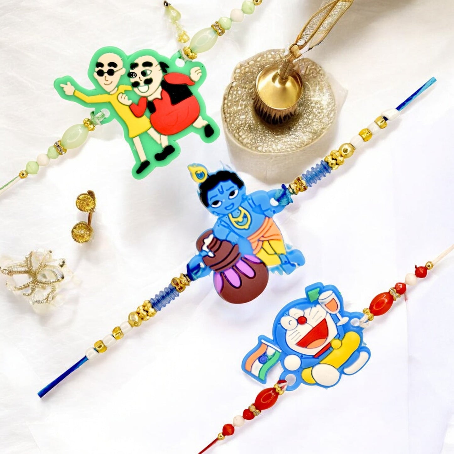 Rakhi with Greeting Card and Box