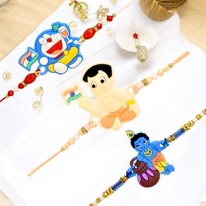 Rakhi with Greeting Card and Box