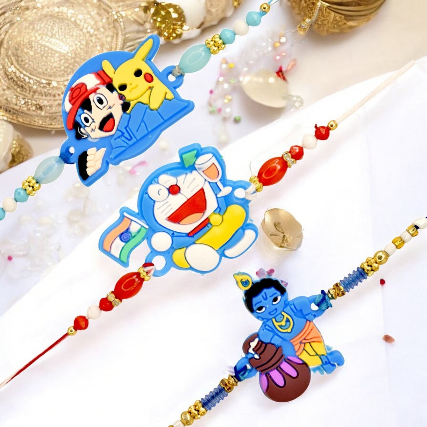 Rakhi with Greeting Card and Box