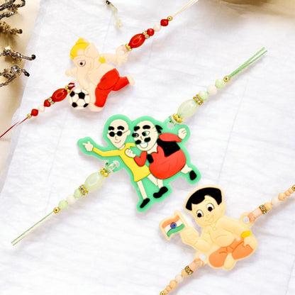 Rakhi with Greeting Card and Box