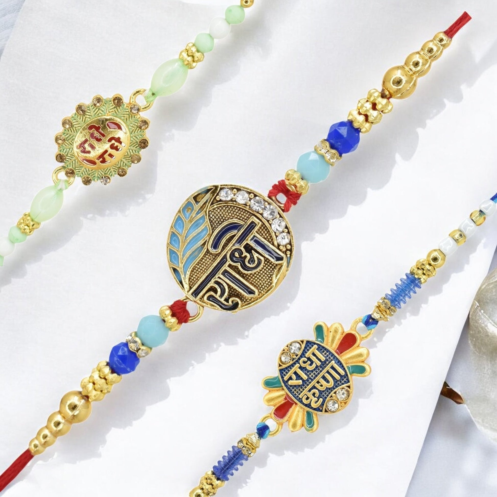 Rakhi with Greeting Card and Box