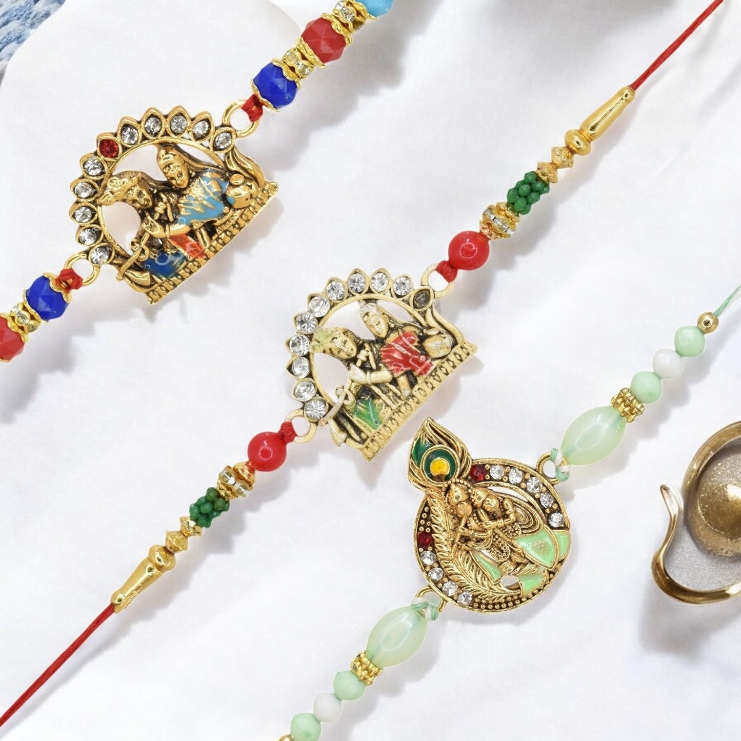 Rakhi with Greeting Card and Box