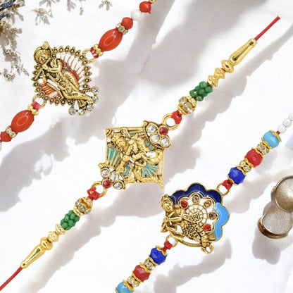 Rakhi with Greeting Card and Box