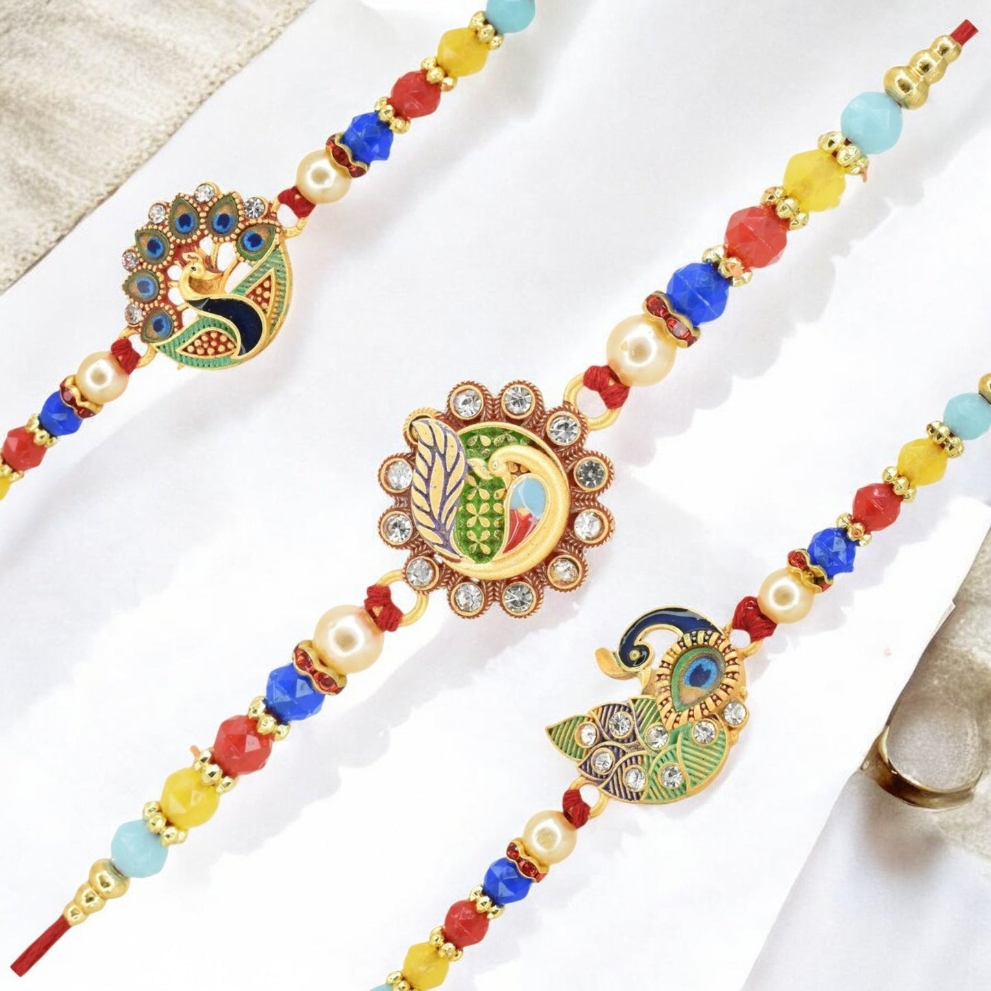 Rakhi with Greeting Card and Box