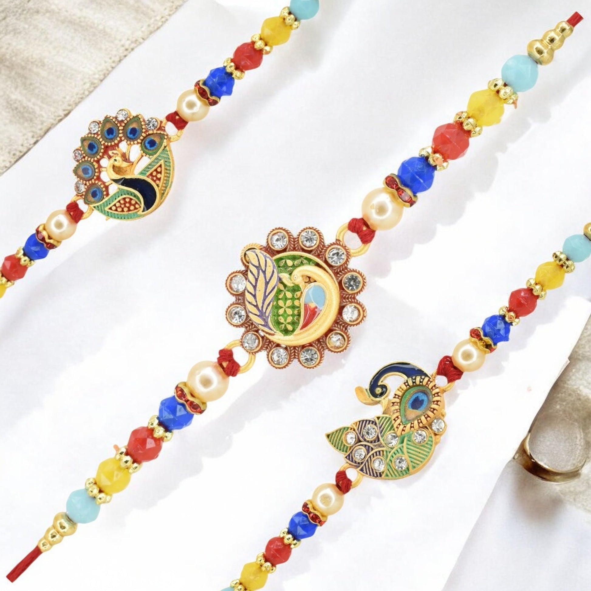 Rakhi with Greeting Card and Box