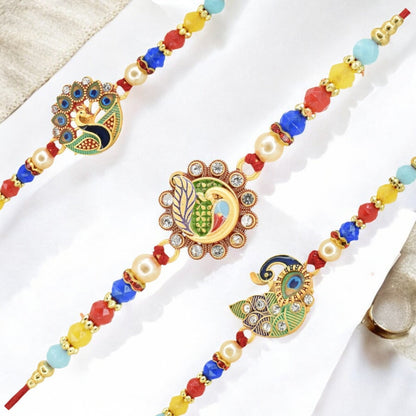 Rakhi with Greeting Card and Box