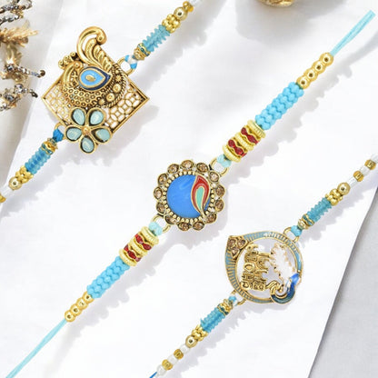 Rakhi with Greeting Card and Box