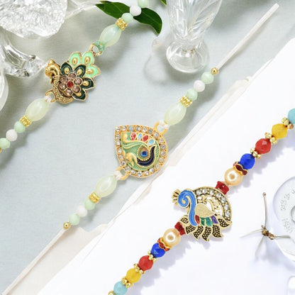 Rakhi with Greeting Card and Box