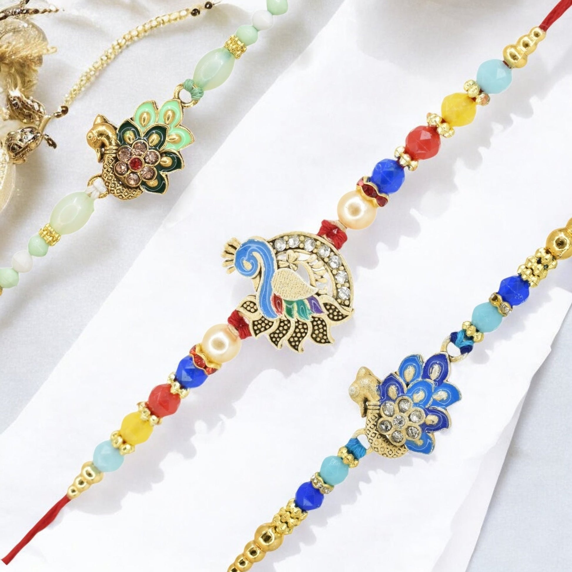 Rakhi with Greeting Card and Box