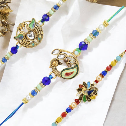 Rakhi with Greeting Card and Box