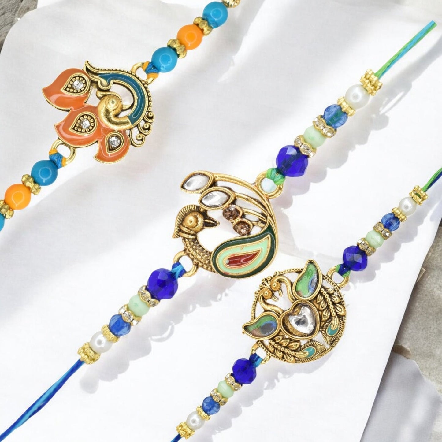 Rakhi with Greeting Card and Box